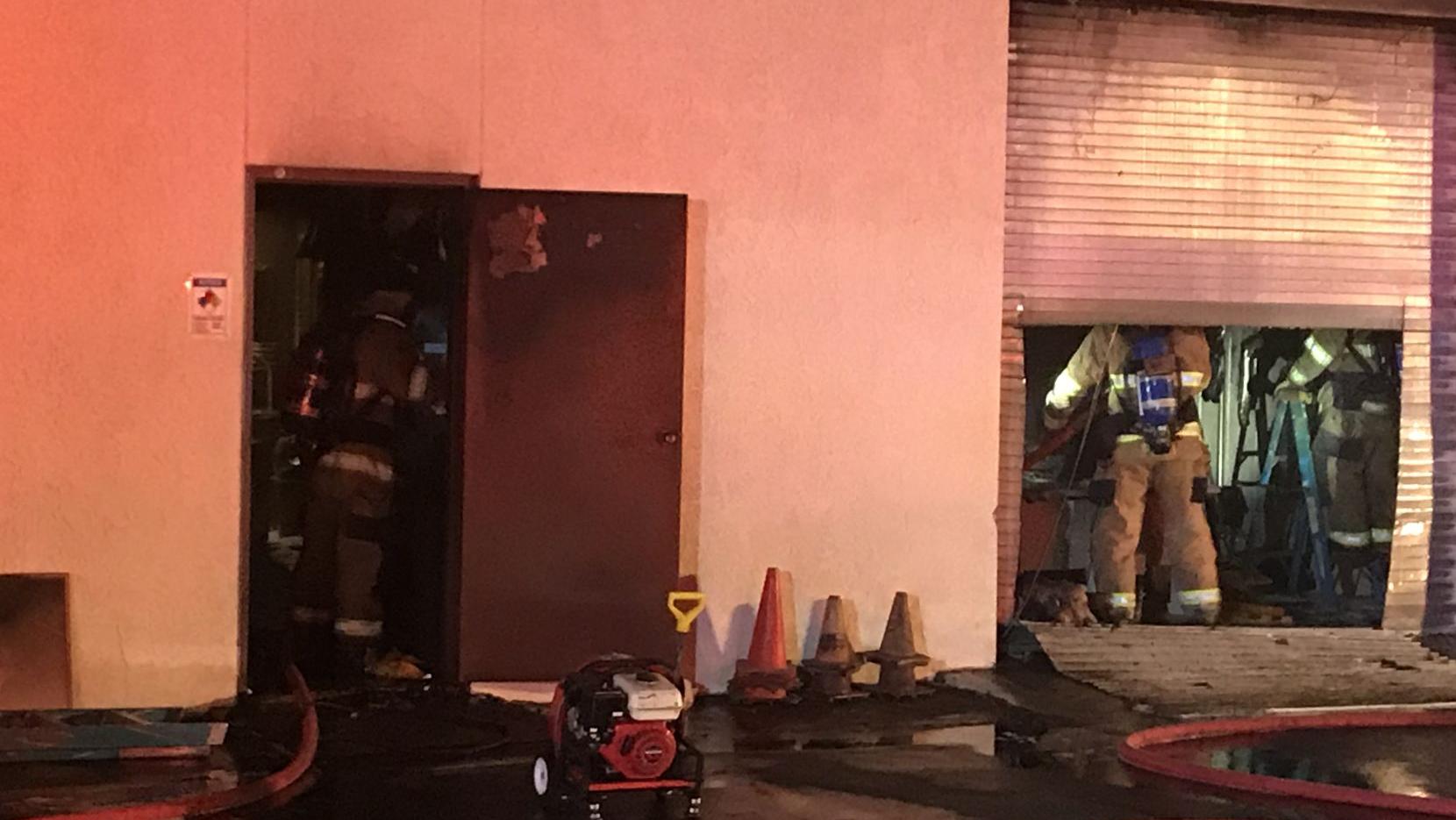 Northwest firefighters put out blaze at state corrections training academy